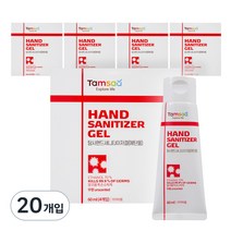 탐사 핸드 새니타이저 겔, 60ml, 20개입