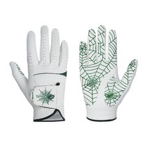 고프트 남성용 스파이더웹 골프장갑 화이트에디션 오른손착용, 그린