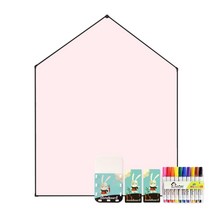 맘스보드 제제 미뇽 하우스 블랙 자석학습보드 + 베이직 3종세트 클레버래빗 + 기프트 세트 랜덤 발송, Powder Pink