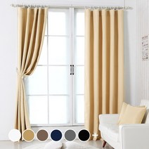 컬러스토리 핀형 솔리드 암막커튼