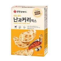 큐원 홈메이드 난과 커리믹스, 235g, 10개