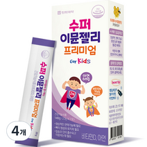 한화제약 수퍼 이뮨젤리 프리미엄 7p, 7개입, 20g, 4개