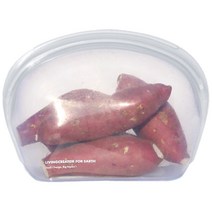 리빙크리에이터 지켜 실리콘 지퍼백 뉴트럴 블루 1000ml, 1개, 단품