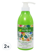 이너프 6가지 곡물로 만든 순한 곡물 때 바디 필링, 500ml, 2개