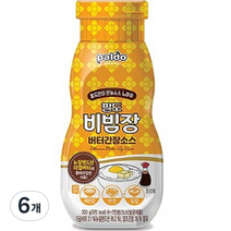 팔도 비빔장 버터간장소스, 200g, 6개