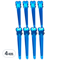 철미용 핀 소 4p, 파랑, 4세트