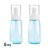 DM 뷰티 클렌징 로션 공병 100ml, 라이트 블루, 6개입
