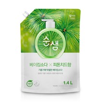 순샘 베이킹소다 피톤치드 리필 세제, 1.4L, 1개