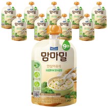 맘마밀 매일 안심이유식 9개월부터 후기, 브로콜리와 닭가슴살, 100g, 10개