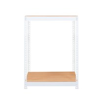 스피드랙 V2 2단 선반 800 x 400 x 1200 mm, 화이트(앵글)