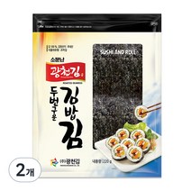 광천김 소문난 두번 구운 김밥김 100p, 200g, 2개