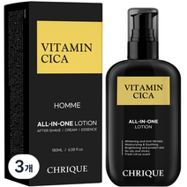크리크 끈적임 번들거림없는 비타민 시카 올인원 로션, 180ml, 3개