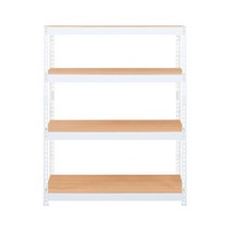 스피드랙 V2 4단선반 1200 x 400 x 1500 mm, 화이트