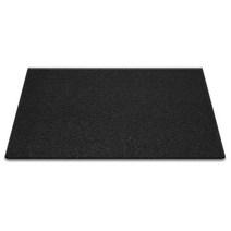 순수 코일 현관매트 80 x 120 cm 두께 20mm, 올블랙, 1개