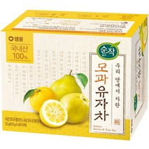 순작 모과 유자차 티백, 0.8g, 40개