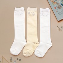 비단길 아동용 설레임 나리앙 니삭스 3켤레