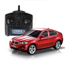 [쿠팡수입] 라이키드 BMW X6 무선조종 RC카 1:24 LIK-RC06, 레드