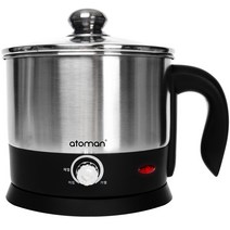 아토만 스테인레스 라면포트 멀티쿠커 1.8L