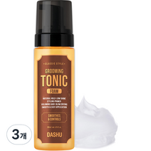 다슈 클래식 스타일 그루밍 토닉 폼 헤어왁스, 3개, 200ml