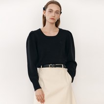여성용 SQUARE NECK PUFF SLEEVE 니트