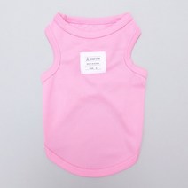 도기스타 강아지 대형 중형 소형 여름 조끼 옷, 핑크