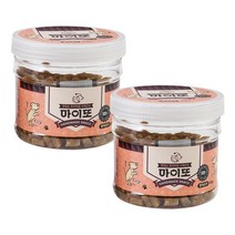 마이또 강아지 수제간식 대용량 300g, 황태큐브, 2개