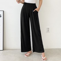 가비진 여성용 밴드 아이스쿨 일자 와이드팬츠