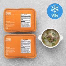 더반찬 쇠고기무국 (냉동), 600g, 2개