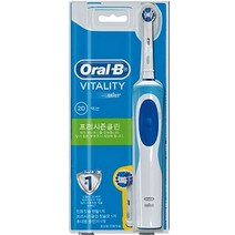 오랄비 바이탈리티 프리시즌 클린 충전식 전동칫솔, 1개, D12