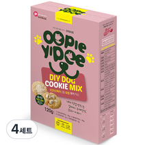 브레드가든 반려동물 우피이피 코코넛 가루 5g + 북어칩 5g + 코코넛쿠키믹스 55g + 북어쿠키믹스 55g 간식 DIY 세트, 4세트, 생선
