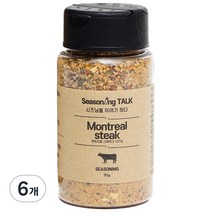 시즈닝톡 몬트리얼 스테이크 시즈닝, 6개, 90ml