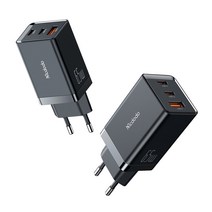 맥도도 GaN5 Pro PD3.0 PPS 65W 초고속 미니 3포트 멀티충전기 CH-1571, 블랙