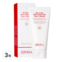에포나 릴렉싱 딥 모이스처 데일리 크림, 130ml, 3개