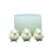 몰드비 미니 양 3구 수제 실리콘 몰드 단품 1개입