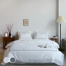 에이트룸 모네 고밀도 호텔침구 풀세트/베개커버 2P