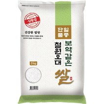 대한농산 23년햅쌀 보약같은 철월오대쌀, 3kg(상등급), 1개