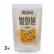 조은약초 프리미엄 국내산 벌화분, 3개, 200g