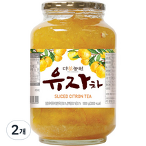 다농원 유자차, 1kg, 2개