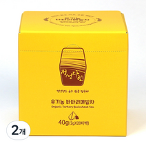 오대산식품 정성다린 유기농 타타리 메밀차 티백, 2g, 20개입, 2개