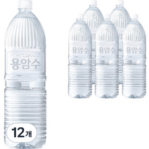 제주용암수 무라벨 생수, 2L, 12개