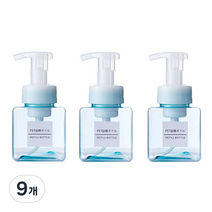 더자카 파스텔 컬러 버블 공병 250ml, 블루, 9개