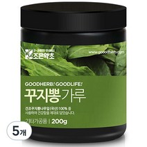 조은약초 프리미엄 꾸지뽕잎 가루, 5개, 200g
