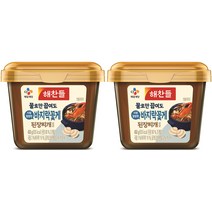 해찬들 물로만 끓여도 시원 깔끔한 바지락꽃게 된장찌개양념, 450g, 2개