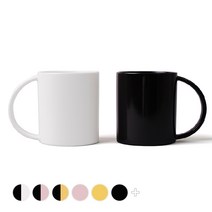 볼볼홈파티 빅머그 600ml, 밀크화이트, 코코아블랙, 2개