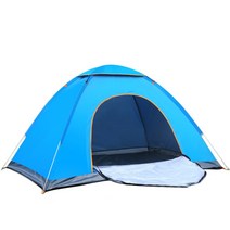 블루스퀘어 원터치 접이식 3인 텐트 BLC A110, 블루, 3인용