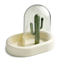 햄스터 선인장 급수 급식기, 아이보리, 1개