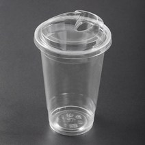 탐사 투명 PET 아이스컵 + 스트로우프리 뚜껑 470ml, 100개