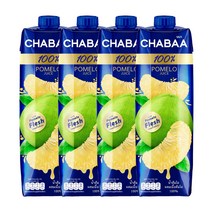 차바 포멜로포도주스, 1000ml, 4개