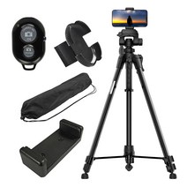 슬릭 1인 미디어용 초경량 카메라 비디오 겸용 3단 스마트폰 삼각대 + 스마트폰 마운트, ZF-300M
