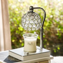 캔들백화점 비주 캔들워머 실버 화이트 + 소이 캔들 150g 세트, 블랙체리